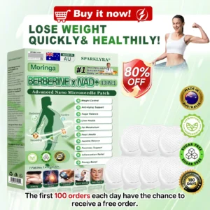 𝐀𝐔 𝐃𝐨𝐜𝐭𝐨𝐫 𝐑𝐞𝐜𝐨𝐦𝐦𝐞𝐧𝐝𝐞𝐝🇦🇺🦘|  𝐒𝐩𝐚𝐫𝐤𝗹𝘆𝗿𝗮® 𝐌𝐨𝐫𝐢𝐧𝐠𝐚 𝐁𝐞𝐫𝐛𝐞𝐫𝐢𝐧𝐞 × 𝐍𝐀𝐃⁺ 𝟏𝟎-𝐢𝐧-𝟏 𝑨𝒅𝒗𝒂𝒏𝒄𝒆𝒅 𝐍𝐚𝐧𝐨 𝑴𝒊𝒄𝒓𝒐𝒏𝒆𝒆𝒅𝒍𝒆 𝐏𝐚𝐭𝐜𝐡 (𝐉𝐮𝐬𝐭 𝐨𝐧𝐜𝐞 𝐚 𝐝𝐚𝐲, 𝐯𝐢𝐬𝐢𝐛𝐥𝐞 𝐜𝐡𝐚𝐧𝐠𝐞𝐬 𝐢𝐧 𝟕 𝐝𝐚𝐲𝐬)